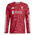 Liverpool Men's Home Match 26 27 Long Sleeve Soccer Jersey