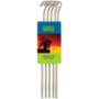 Livelekker Steel Straight Pegs 5 Pack – Durable Tent Stakes