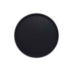 35.5CM Fibreglass Round Non-slip Tray Black