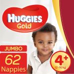Gold Nappies Size 4+ Jumbo Pack 62& 039 S