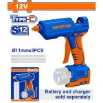 12V Cordless Glue Gun 11MM USB Type-c Excludes Cable WLU1412