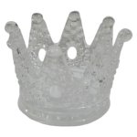 Habitat Crown Candle Holder Glass Height: 9CM