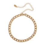 Goldair Gold Plated Thick Link Anklet