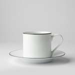 - Premium Porcelain Cappuccino Cup & Saucer With Black Band