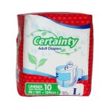 Certainty Unisex Adult Diaper Large - Single Pack 10'S 101-139CM
