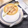 Stainless Steel Coffee Spoons Set 8pcs - Elegant Flower Design Dessert Tea Honey Stirring Spoons Kitchen Utensils