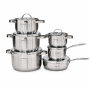 12-PIECE Stainless Steel Cookware Set