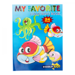 Marlin Kids Favourite Colouring Book 24 Page - Marlin Kids