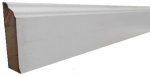 Skirting White Paintable Mdf Wrapped 100MM X 14MM X 2400MM For Laminate Flooring