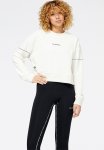 New Balance Nb Essentials Magnify Fleece Crew - Sea Salt