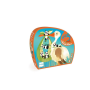 Scratch Europe Contour Puzzle: 24 Pieces Stork