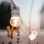 10m 10 LED Festoon Retro Bulb White Cable String Lights