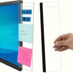 1PC Computer Monitor Memo Board Computer Message Board Office Supplies Men's And Women's Computer Sticky Note Clip Home Office A