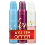 Yardley Lace 150ML 3 Pack