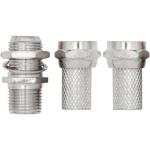 Volkano 2X F-connector & Barrel Joiner VK-4400-BK