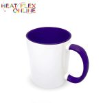 Sublimation White & Dark Blue Mug