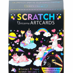4AKID A5 Creative Color Scratch Art Cards For Kids - Unicorns