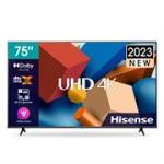 Hisense 75 Inch A6K Series Uhd Direct LED Vidaa Smart Tv - 3840 X 2160 Resolution Viewing Angle Horiz / Vert Degrees 178/178 Smooth