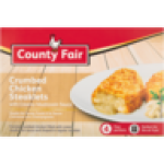 County Fair Frozen Chicken Steaklet With Mushroom Sauce 400G