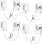 4 Pack Fridge Locks With Keys Adhesive Child Safety Locks