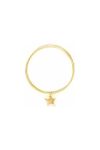 Soul Design Smooth Bangle With Bead Brass