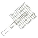 Habitat Locking Bbq Grill Basket Metal Width: 23CM