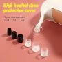 3 Sets High Heel Shoes Heel Protectors Silent Wearable Anti-slip Sound-absorbing Heel Protectors Grass Wedding Office And Party Anti-slip Heel Protectors