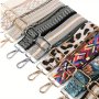 Trendy Multi-pattern Shoulder Strap Adjustable Crossbody Wide Strap Guitar Strap Perfect Replacement Bag Accessories