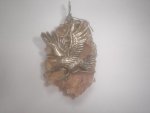 Amethyst Druzy & Eagle Pendant AUGP3