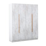 Marble 4 Door Wardrobe Available In 4 Colours