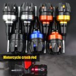 Motorcycle Crash Bars Frame Sliders 10MM - 1PC Aluminum Alloy Anti-fall Protection Rod For Honda MSX125 Street Motor Scooters -