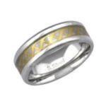 C1003-C34153 - Men's Stainless Steel Band Ring - Size 9