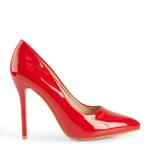 Red Patent Court Heels