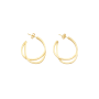 Olympic Classic 18CT Gold Hoop Earrings - Gold