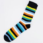 Colourful Striped Socks - Factory Plaza