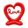Large Red Heart Love Balloon Standee - Romantic Event & Decoration