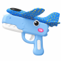 Kids Dinosaur Foam Plane Launcher Gun - Blue