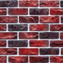 Red Brick Design Home Decor Wallpaper