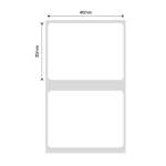 NB216 - - B1 B21 B3S B4 - 40X30MM - 230 White Labels