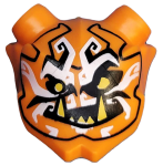 Parts Minifigure Visor Mask Ninjago Oni With Mask Of Deception Pattern 35636PB02