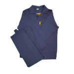100% Cotton 2 Piece Navy Blue Conti Suit - Eu 34