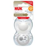 Silicone Genius Soother White 0-6 Months 2 Pack