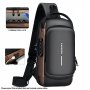 1PC Multi-functional Trendy Sling Bag With Password Lock Leisure Travel Sport Chest Bag Wear-resistant Crossbody Bag For Hanging Out & Daily Commute Suit For