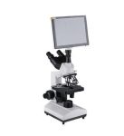 Z110-THD9 Biological Quality Lab Trinocular Compound Microscope With Digital Screen