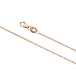 9K Rose Gold Wheat 025 Pendant Chain 1.10MM