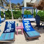 1PC Name Customized Beach Towel Personalized Beach Blanket Super Absorbent & Quick-drying Swimming Towel Suitable For Beach Swim