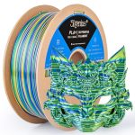 Silk Gradient Pla Filament 1.75MM 1KG 2.2LBS Spool Fast Color Changing Shiny Gradient 3D Printer Filament High Gloss Multi-color