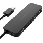HDMI V2.0 4-IN To 1-OUT 4K@60HZ Amplified Switch With 1X Usb-c Port For Additional Power Usb-c Cable Included Only And 3D Hdr