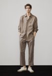 Regular Fit Linen Shirt - Beige
