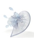 Pink Fabric Bow Angled Fascinator